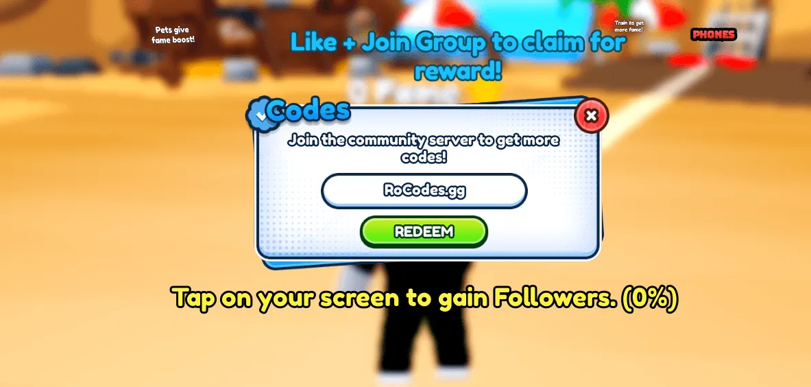 Be Famous Simulator Codes June 2026 RoCodes 920 Be Famous Simulator Codes 